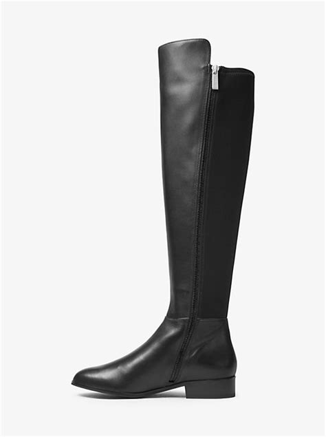 michael michael kors bromley nappa leather boot|michael kors bromley boots brown.